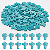  5 Strands Synthetic Turquoise Beads Strands TURQ-NB0001-13B-4
