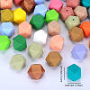 Hexagonal Silicone Beads SI-JX0020A-20-2