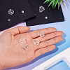 5Pcs Handmade Blown Glass Bottles GLAA-TA0012-33C-5