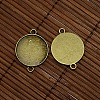 20mm Clear Domed Glass Cabochon Cover for Flat Round DIY Alloy Photo Connector Making DIY-X0107-AB-FF-3