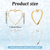 40Pcs 2 Colors Alloy Pendants FIND-SP0004-97B-2