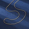 Long-Lasting Plated Brass Boston Link Chain Necklaces NJEW-K112-08G-NF-1