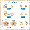 390Pcs Alloy & Iron & Brass Bead Caps DIY-PH00021-69-2