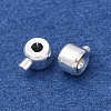 Brass Crimp Beads KK-Z030-17B-S-2