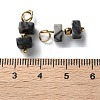 Natural Gemstone Cuboid Beaded Pendants STAS-C120-02G-4