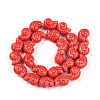 Handmade Porcelain Beads Strands PORC-I028-02H-2