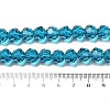 Transparent Glass Beads X-EGLA-A035-T10mm-D12-5