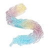 Transparent Painted Glass Beads Strands X1-DGLA-A034-T8mm-A15-1