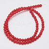 Natural & Dyed Malaysia Jade Bead Strands G-A146-4mm-A02-3