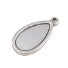 304 Stainless Steel Pendant Cabochon Settings STAS-D264-08E-P-2