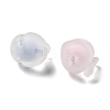 Frosted Transparent Acrylic Beads OACR-A032-18-2