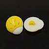 Acrylic Shank Buttons X-BUTT-E008-B-10-2