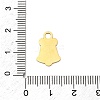 Christmas 304 Stainless Steel Enamel Charms STAS-I356-02G-07-3