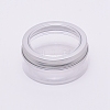 Round Aluminium Cover Plastic Box CON-WH0079-29A-1