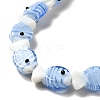 Handmade Lampwork Beads Strands LAMP-G154-07F-3