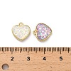 Brass Pendants with Synthetic Opal KK-A239-04G-3