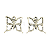 Tibetan Style Alloy Butterfly Pendants TIBEP-1373-AS-LF-1