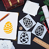 Easter PET Plastic Hollow Out Drawing Painting Stencils Templates DIY-WH0349-107-3