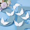 Gorgecraft Plastic Angel Wings Ornament BAKE-GF0001-02-5