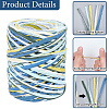 6 Colors Raffia Paper Cords OCOR-WH0063-110C-5