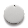 316 Surgical Stainless Steel Pendants STAS-F257-06P-2