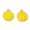 Golden Plated Alloy Enamel Charms LS-X-ENAM-S118-09W-2