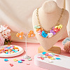 320Pcs 8 Colors Opaque Acrylic Pendants SACR-TA0001-41-8