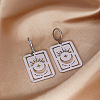 304 Stainless Steel Hoop Earrings FS-WGB8D04-01-2