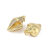 Brass Micro Pave Cubic Zirconia Pendants KK-B148-11G-2