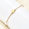 304 Stainless Steel Butterfly Link Bracelets BJEW-C098-01C-G-1