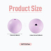 50Pcs Food Grade Eco-Friendly Silicone Beads SIL-TADJ0001-03C-4
