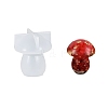 DIY Mushroom-shaped Display Decoration Food Grade Silicone Molds DIY-D074-09-1