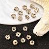 Brass Rhinestone Spacer Beads X-RB-A014-L4mm-01LG-NF-2