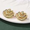304 Stainless Steel Stud Earrings for Women EJEW-U052-04G-1