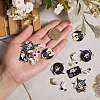 18 Pcs 9 Styles Alloy Pendants FIND-SZ0001-22-7