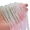 Transparent Painted Glass Beads Strands X1-DGLA-A034-T4mm-A23-2
