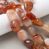 Natural Agate Beads Strands G-H295-D01-17-1