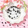 100Pcs Spray Painted Crackle Glass Beads GLAA-CJ0002-15-6