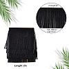   2 Meters PU Imitation Leather Tassels Trimming DIY-PH0010-44A-02-2