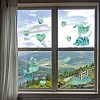 6PCS PVC Stickers Dazzling Color Window Stickers 3D Laser Puppy And Heart Shapes Electrostatic Glass Window Stickers JX834A-3