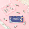 10Pcs Rack Plating Brass Fold Over Clasps KK-SC0006-67P-7