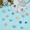 20Pcs 4 Styles 1-Hole Zinc Alloy Shank Buttons BUTT-OC0001-63-5