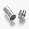 Tarnish Resistant 304 Stainless Steel Bayonet Clasps STAS-O114-049A-P-4