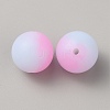 Luminous Round Food Grade Silicone Beads SIL-TAC0007-04L-2