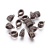 Tibetan Style Alloy Tube Bails LS-RLF10386Y-NF-2