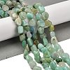 Natural Chrysocolla and Lapis Lazuli Beads Strands G-P497-01E-41-2