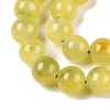 Dyed Natural White Jade Beads Strands G-T138-8mm-210-9-3