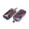Natural Amethyst Pendants GG-CBAA0EE-01P-15-3