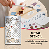 Retro Stainless Steel Metal Cutting Dies Stencils DIY-WH0242-281-4