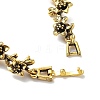 Vintage Alloy Flower Link Chain Bracelet for Women LS-BJEW-A140-02AG-3